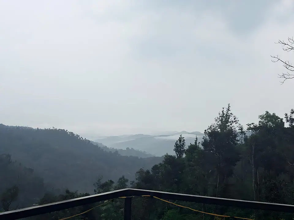 Cloud settling into the valley
